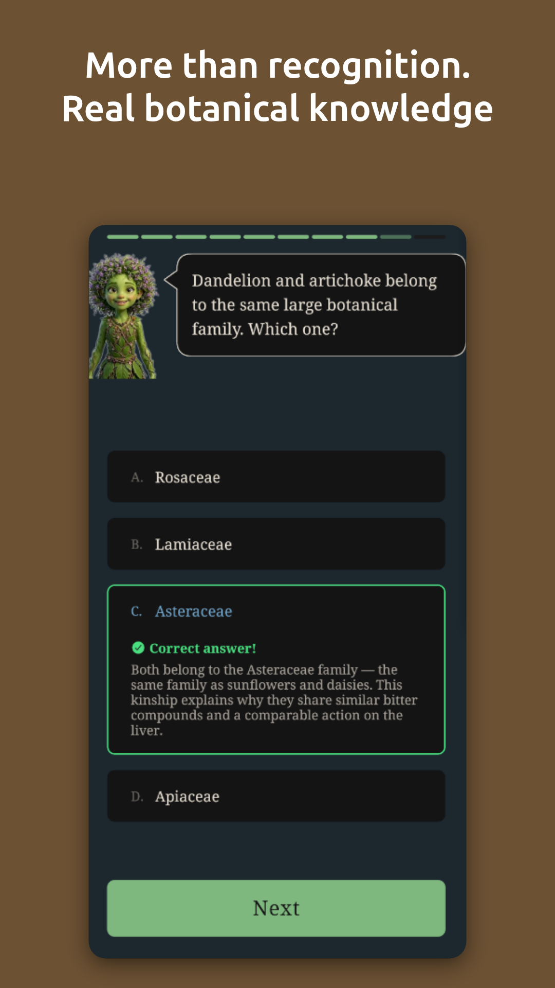 Capture d'écran Vervain — interface bilingue français anglais